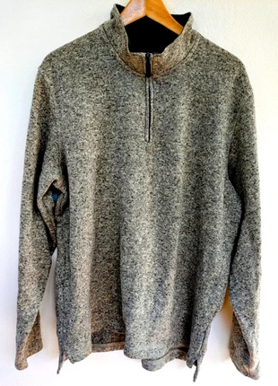 Wrangler Vintage Y2K Quarter-Zip Fleece Sweater | Grey | Men's Size L, merk: Wrangler, staat: Heel goed, maat: L, € 16,50, € 18,03 inclusief Kopersbescherming