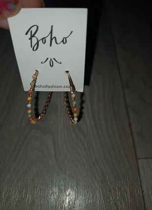 Boho hoop earrings, brand: Boho Chic, condition: New with tags, £3.50, £4.38 includes Buyer Protection