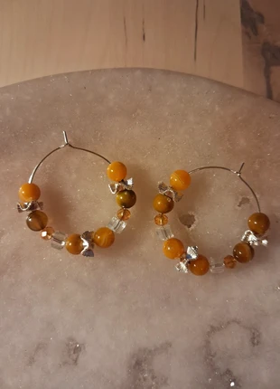 Boucles d'oreilles en agates., état: Neuf sans étiquette, 2,00 €, 2,80 € Protection acheteurs incluse