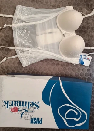 Corsé novia selmark 90B, marque: Selmark, état: Neuf avec étiquette, taille: 90B, 19,00 €, 20,65 € Protection acheteurs incluse