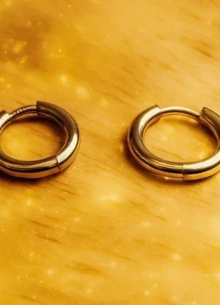 👂Boucles d’oreilles créoles argentée 9 mm – Acier inoxydable, marque: Tendance, état: Neuf sans étiquette, 2,99 €, 3,84 € Protection acheteurs incluse