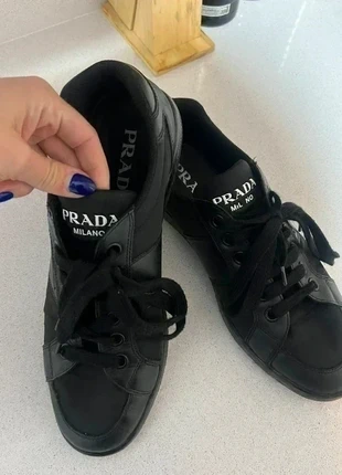 Prada Milano Re-Nylon & Leather Sneakers – Model 2RG 355 – Men’s Size US 7.5 / EU 40.5–41, marca: Prada, estado: Muy bueno, tamaño: 40, 50,00 €, 52,50 € Protección al comprador incluida