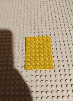 1x doorzichtige gele lego plaat, merk: LEGO, staat: Heel goed, maat: Universeel, € 2,00, € 2,80 inclusief Kopersbescherming