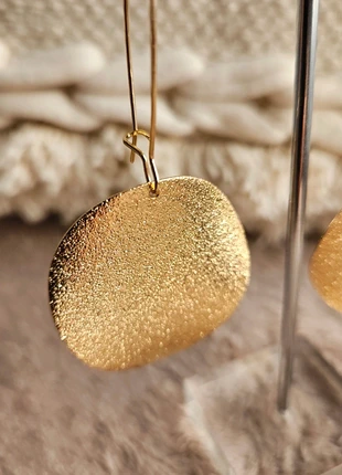 Boucles d’oreilles en acier doré, légères, brillantes et élégantes 💛, brand: Crea, condition: New without tags, €7.00, €8.05 includes Buyer Protection