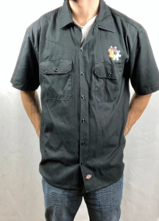 Chemise Dickies Noir à manches courtes Workwear, marque: Dickies, état: Bon état, taille: L, 14,99 €, 16,44 € Protection acheteurs (Pro) incluse