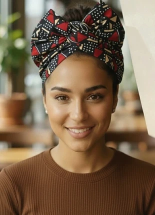 headband foulard tête maré-tèt rigide coton wax, marque: Coton, état: Très bon état, 20,00 €, 21,70 € Protection acheteurs (Pro) incluse