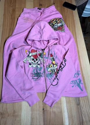 Ed Hardy Tracksuit Pink Rosa Y2K Skull Love Original Design Hoodie Hose Bootcut OG Fit Retro EU 186, marque: Ed Hardy, état: Très bon état, taille: S / 36 / 8, 78,00 €, 82,60 € Protection acheteurs incluse