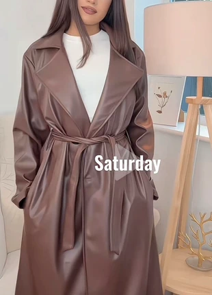 Chocolate brown trench coat with belt, brand: mist house fashion, condition: Very good, size: S / 8, £13.00, £14.35 includes Buyer Protection