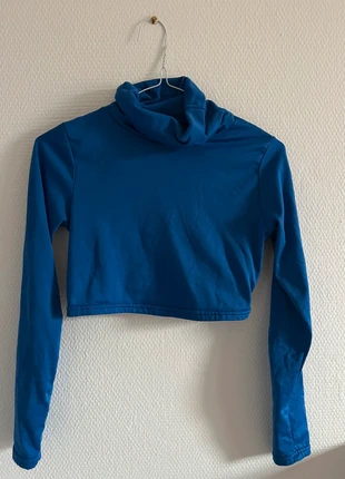 Haut col roulé court bleu électrique Shein taille M, brand: Shein, condition: Very good, size: M / 38 / 10, €2.00, €2.80 includes Buyer Protection