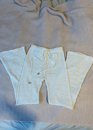 Gehaakte broek pull & bear, brand: Pull & Bear, condizioni: Nuovo senza cartellino, taglia: XS / IT 38 / EU 34, €6.50, €7.53 include la Protezione acquisti