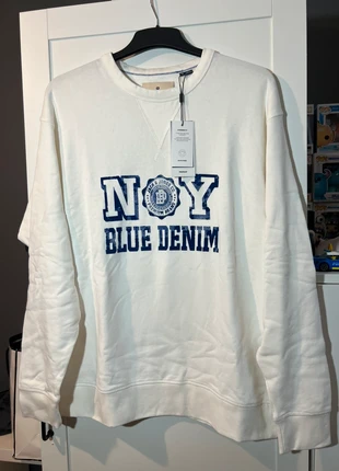 BNWT Jack & Jones XL White/Navy 'NY' Graphic Sweatshirt, brand: Jack & Jones, condition: New with tags, size: XL, €30.00, €32.20 includes Buyer Protection