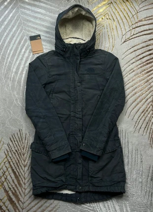 Manteau long the north face gris logo brodé noir, brand: The North Face, condition: Very good, size: S / 36 / 8, €60.00, €63.70 includes Buyer Protection Pro