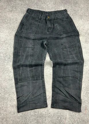 Jean Carpenter Vintage Y2K Coupe Baggy Workwear – Denim Gris Foncé – Homme Taille 40, merk: Vintage Dressing, staat: Heel goed, maat: W30 | FR 40, € 17,90, € 19,50 inclusief Kopersbescherming