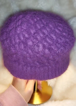 Bonnet violet S, marque: Angora, état: Très bon état, taille: S, 6,00 €, 7,00 € Protection acheteurs incluse