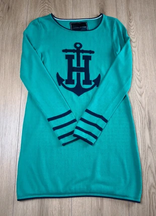 Sweat-Shirt Tommy Hilfiger Vert a Col Rond Femme (Taille M), brand: Tommy Hilfiger, condition: Very good, size: M / 38 / 10, €8.00, €9.10 includes Buyer Protection Pro