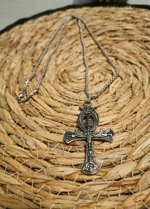 Collier et pendentif spirituel croix égyptienne d ankh argenté, marke: Spirituel, zustand: Sehr gut, 8,00 €, 9,10 € beinhaltet Vinted-Käuferschutz Pro
