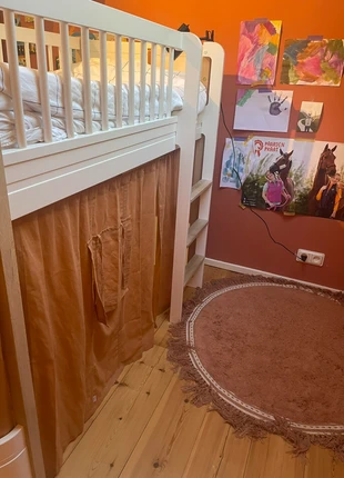 Gordijn voor Olivers furniture WOOD low loft bed, merk: Oliver Furniture, staat: Heel goed, € 119,00, € 125,65 inclusief Kopersbescherming