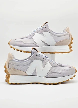 Sneakers New Balance 327 - Taille 37.5 (UK 5) - Très bon état - Blanc/Gris/Violet, marca: New Balance, estado: Muito bom, tamanho: 37.5, €60.00, €63.70 inclui Proteção do Comprador Pro