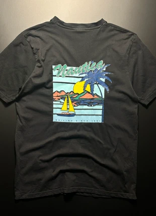 T-shirt Nautica à motif Taille M noir logo brodé (N635), brand: Nautica, condition: Very good, size: M, €14.00, €15.40 includes Buyer Protection Pro