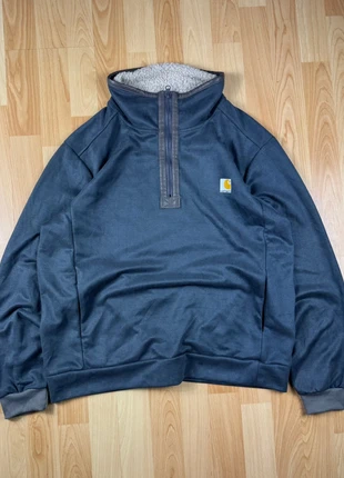 pull Half Zip Polaire Carhartt Gris Workwear Outdoor Chaud Hiver Taille M, marque: Carhartt, état: Très bon état, taille: M, 30,00 €, 32,20 € Protection acheteurs incluse
