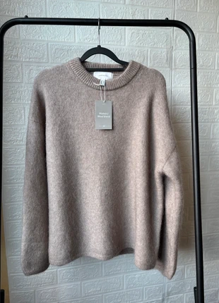 beige and brown oversized sweater with a wool and mohair blend viral H&M, marque: H&M, état: Neuf avec étiquette, taille: XS / 34 / 6, 79,99 €, 84,69 € Protection acheteurs incluse