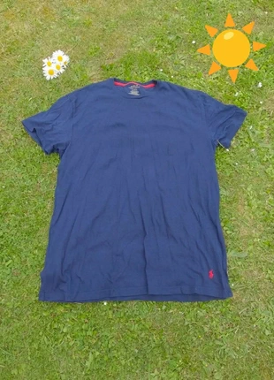 T-shirt bleu marine Ralph Lauren XL logo rouge, marca: Ralph Lauren, estado: Muito bom, tamanho: XL, €24.00, €25.90 inclui Proteção do Comprador