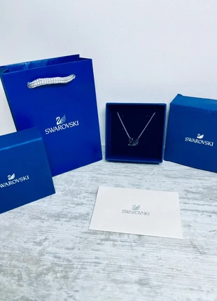 Sublime collier - chaîne argent - Swarovski Black Swan – Cygne Noir scintillant, brand: Swarovski, condition: New without tags, €45.00, €47.95 includes Buyer Protection