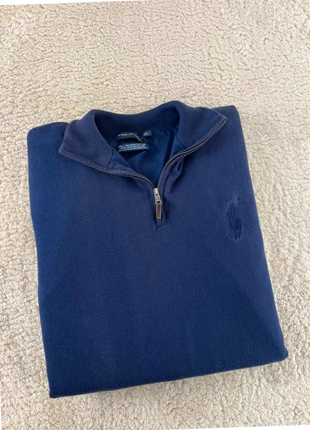 Demi Zip / Pull Camionneur marine doublé Ralph Lauren / Taille XL, marque: Ralph Lauren, état: Très bon état, taille: XL, 42,00 €, 44,80 € Protection acheteurs (Pro) incluse