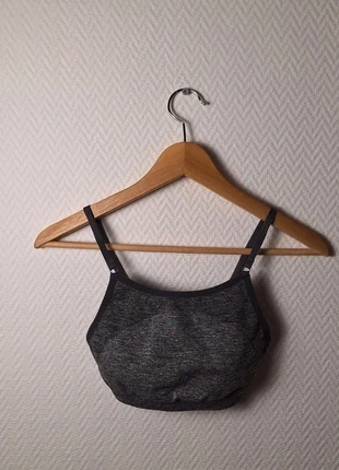 Brassière à coques Gymshark taille S couleur gris et bleu, marque: Gymshark, état: Très bon état, taille: S, 13,00 €, 14,35 € Protection acheteurs (Pro) incluse