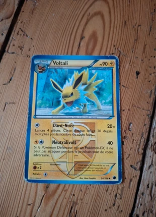 Carte Pokémon Voltali 90 PV - Team Plasma 34/116, marque: Pokémon, état: Bon état, 1,50 €, 2,28 € Protection acheteurs incluse