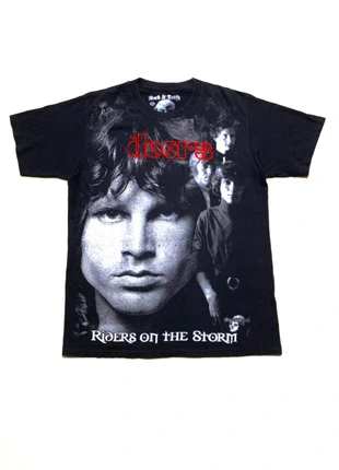 💫very rare vintage y2k the doors AOP embroidered double sided print band tshirt💫(SB204), marque: the doors, état: Très bon état, taille: M, 29,99 €, 32,19 € Protection acheteurs (Pro) incluse