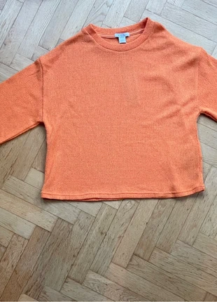 Orange y2k sweater, merk: Amisu, staat: Nieuw met prijskaartje, maat: L / 40 / 12, € 10,00, € 11,20 inclusief Kopersbescherming