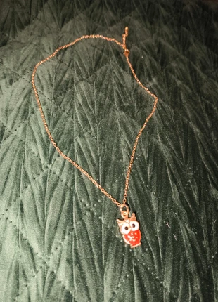 Girl's Owl necklace, brand: NO LABEL, condition: New without tags, £1.50, £1.92 includes Buyer Protection