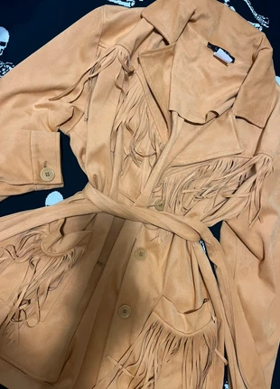 Giacca con frange color senape, marca: Latte, estado: Muy bueno, tamaño: M / 38 / 10, 25,00 €, 26,95 € Protección al comprador incluida