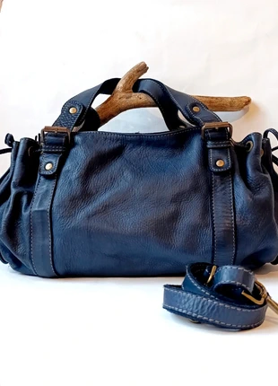 Sac à main en cuir véritable shoulder bag Y2K tendance vintage 2000s, brand: Vintage Dressing, condition: Very good, €127.00, €134.05 includes Buyer Protection Pro