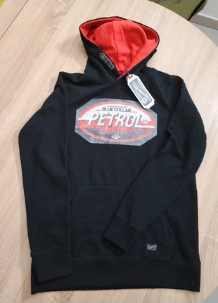 Sweet à capuche Petrol industries, marca: Petrol Industries, estado: Novo com etiquetas, tamanho: 14 anos / 164 cm, €8.00, €9.10 inclui Proteção do Comprador