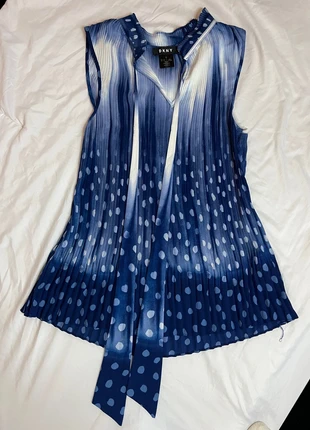 DKNY sleeveless blouse with tie detail, brand: DKNY, condition: Very good, size: L / 12, £6.00, £7.00 includes Buyer Protection
