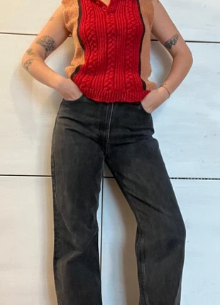 Red cotton vest, estado: Novo sem etiquetas, tamanho: S / 36 / 8, €7.00, €8.05 inclui Proteção do Comprador