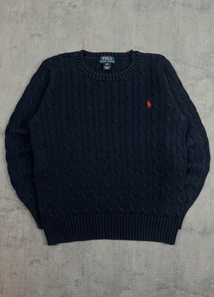 Ralph Lauren Kinder Strickpullover Dunkel Blau – Pashanim Y2K – Größe Kinder M, merk: Ralph Lauren, staat: Heel goed, maat: M, € 39,00, € 41,65 inclusief Kopersbescherming