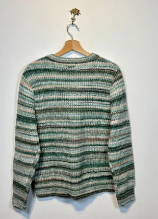 Pull hiver tricot grosse maille dégradé de bleu  mise au green coupe large Taille 40 - L, marque: Mise Au Green, état: Très bon état, taille: L / 40 / 12, 15,00 €, 16,45 € Protection acheteurs incluse