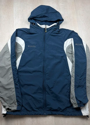 Veste à Capuche Manteau Imperméable Columbia Vintage Logo Brodé | Taille XL | Marine et Gris, marca: Columbia, estado: Muy bueno, tamaño: XL, 35,00 €, 37,45 € Protección al comprador incluida
