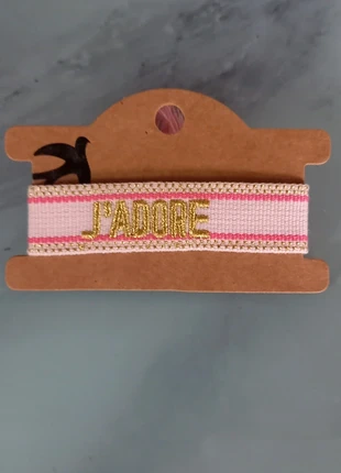 Bracelet tendance "J adore" rose/doré neuf, brand: Tendance, condizioni: Nuovo senza cartellino, €4.90, €5.85 include la Protezione acquisti
