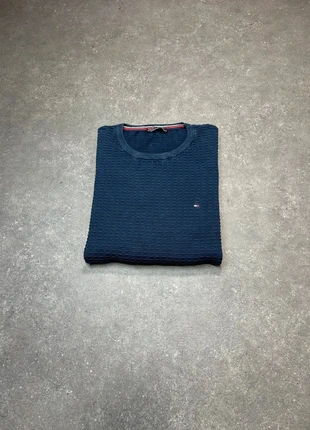 Tommy Hilfiger Pull Col Rond Marine XXXL Homme Coton Mat Col rond #0353, marke: Tommy Hilfiger, zustand: Sehr gut, größe: XXXL, 29,90 €, 32,10 € beinhaltet Vinted-Käuferschutz Pro