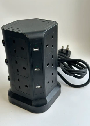 Extension lead 2M 12 way with 6 USB ports, brand: Extension, condition: Very good, £14.99, £16.44 includes Buyer Protection Pro