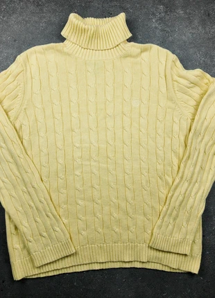 Pull Torsadé Chaps Jaune taille XL, marque: CHAPS, état: Très bon état, taille: XL, 29,00 €, 31,15 € Protection acheteurs incluse