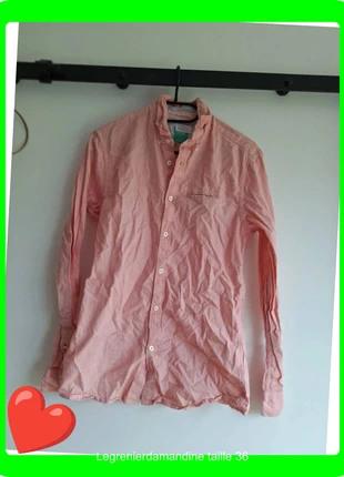 R0321. Chemise homme rose Jules slim S, marke: Jules, zustand: Sehr gut, größe: S, 7,00 €, 8,05 € beinhaltet Vinted-Käuferschutz Pro