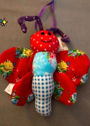 Peluche Papillon en tissu – Bébé / Déco – 20 x 20,5 cm – Neuf avec étiquette, marke: aalten, zustand: Neu, mit Etikett, größe: Einheitsgröße, 9,90 €, 11,10 € beinhaltet Vinted-Käuferschutz Pro