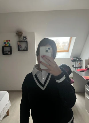 Pull avec chemise incrustée, marke: Primark, zustand: Sehr gut, größe: M / 38 / 10, 2,00 €, 2,80 € inklusive Vinted-Käuferschutz