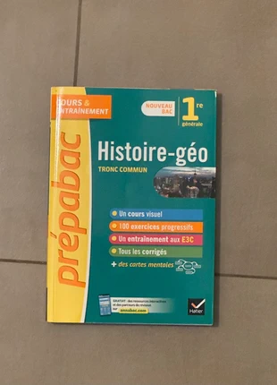 Prépabac Histoire-Géo 1ère générale – Hatier, très bon état, état: Neuf sans étiquette, 5,00 €, 5,95 € Protection acheteurs incluse