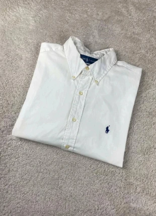 Chemises Ralph Lauren Blanche Logo Brodé Bleu marine 3A - XL, marque: Ralph Lauren, état: Très bon état, taille: XL, 39,99 €, 42,69 € Protection acheteurs incluse